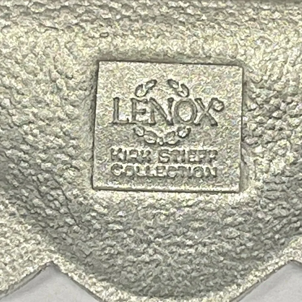 Vintage Lenox Kirk Stieff Collection Pewter 3x4 Picture Frame-Hearts and Kisses